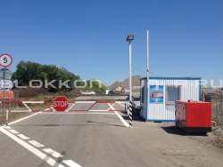 Контрольно-пропускной пункт (КПП) для строй объекта Аэропорт Южный в Ногире